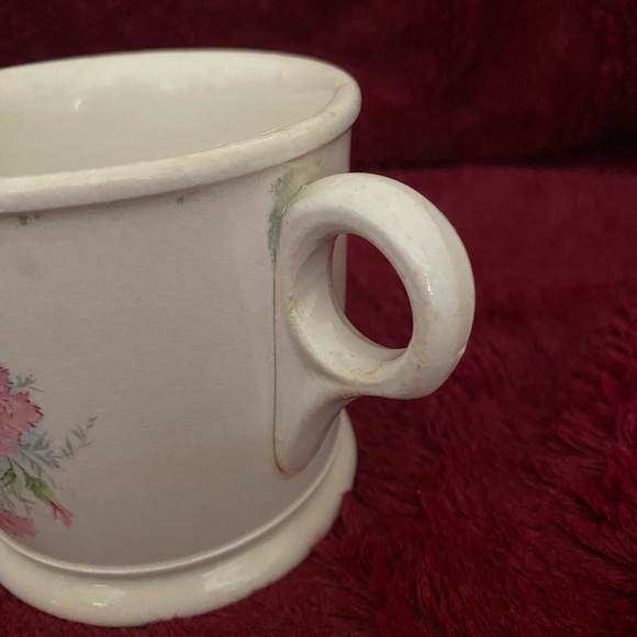 Floral Shaving Mug and Brush Set - Picture 2 of 7